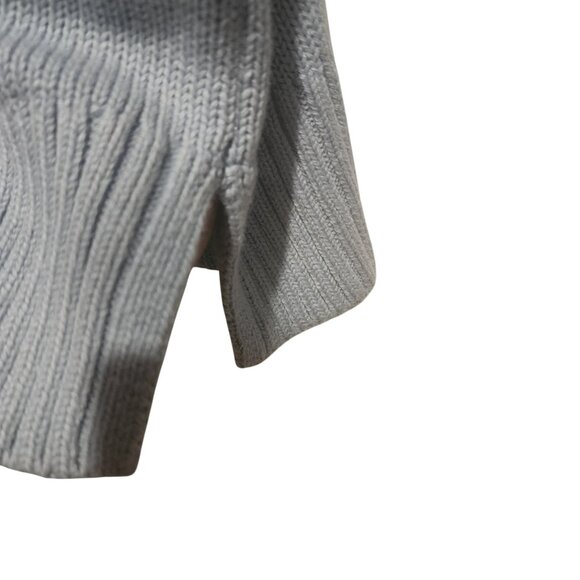 Banana Republic Women’s Demi Cotton Silk Cardigan Sweater Blue Gray Size Large - Picture 8 of 10